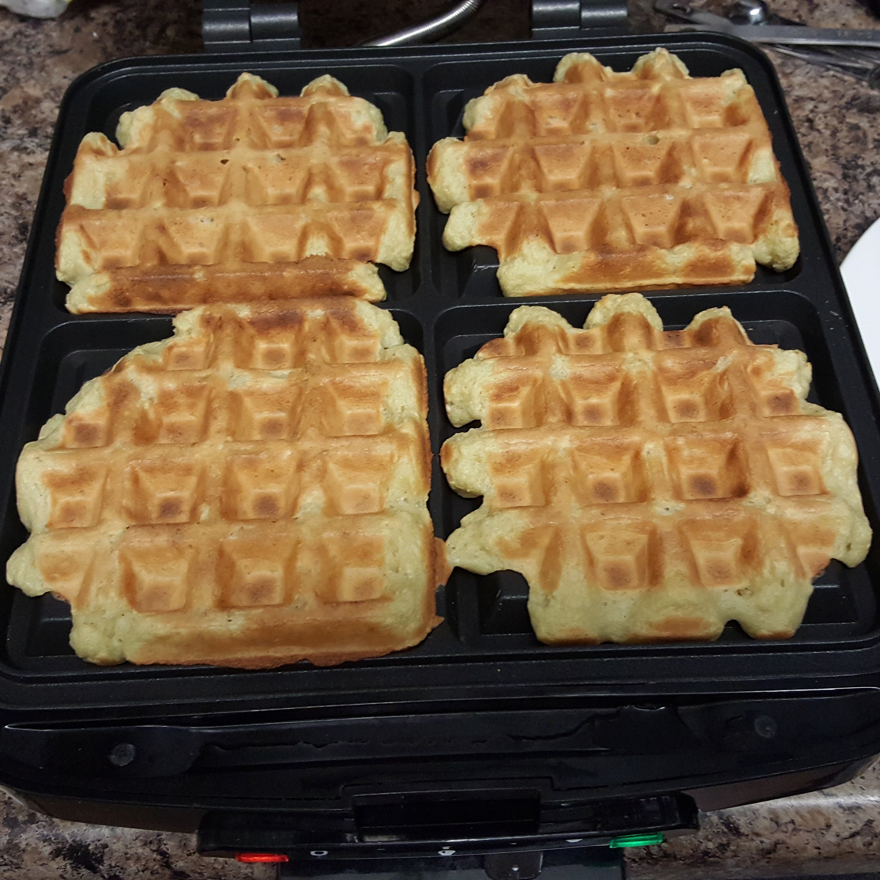 Gluten-free vegan oil-free waffles